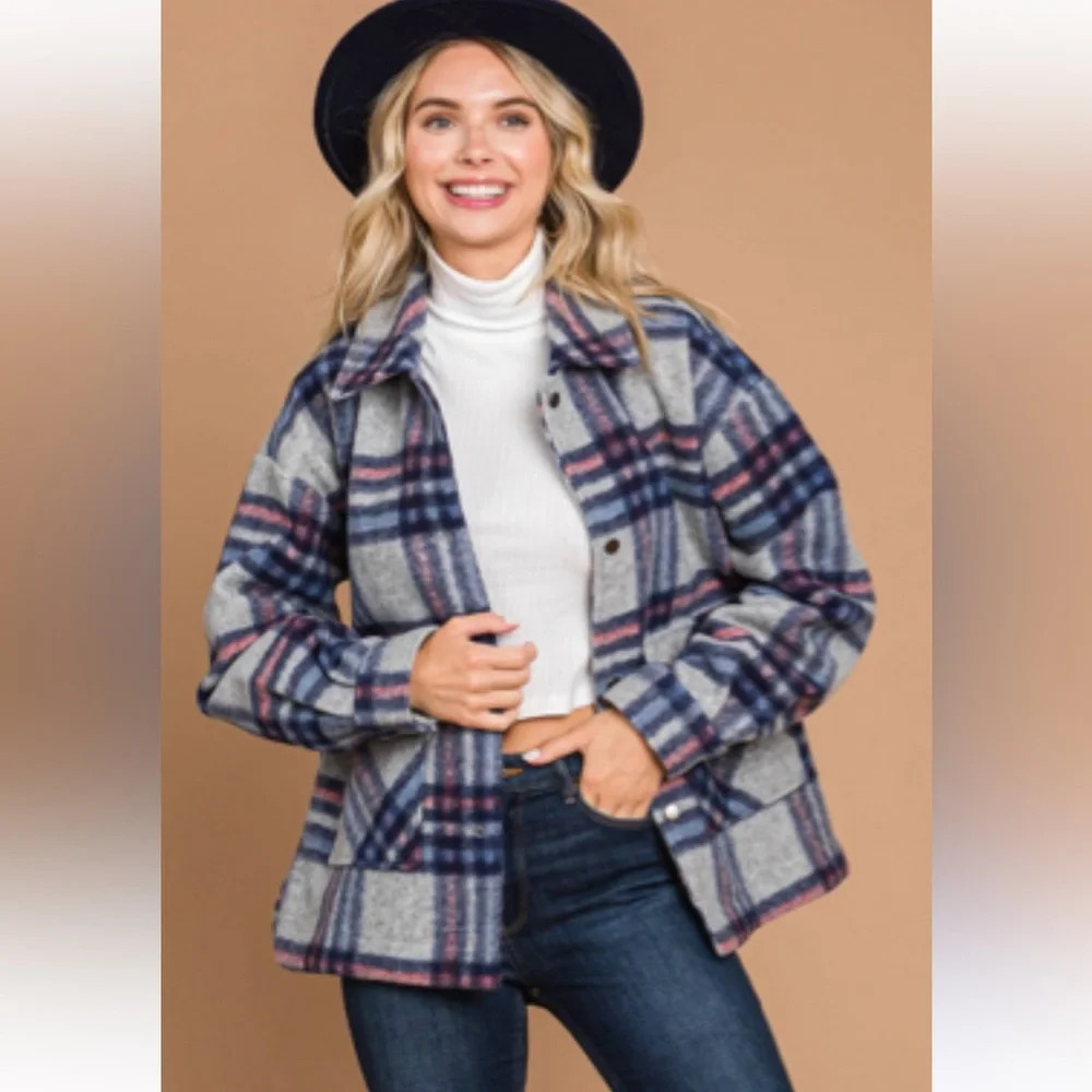 Blue B Boutique Plaid Shacket